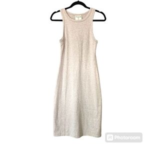 Mohnton hersey fit bodycon oatmeal dress size M